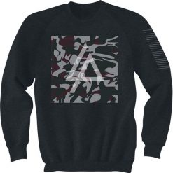 Bluzy męskie: Linkin Park Shinoda Camo Bluza odcienie czarnego