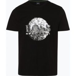BOSS Athleisure - T-shirt męski – Tee4, czarny. Czarne t-shirty męskie BOSS Athleisure, xxl, z nadrukiem, bez kołnierzyka. Za 299,95 zł.