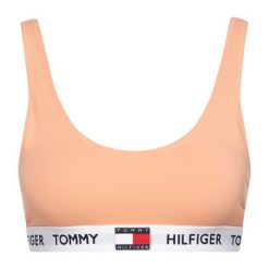 Biustonosz top TOMMY HILFIGER UW0UW02225. Białe biustonosze TOMMY HILFIGER, l, bez wzorów, z elastanu, bez kołnierzyka. Za 159,00 zł.