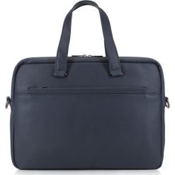 Torba na laptopa. Czarne torby męskie skórzane Wittchen, w paski, ze skóry ekologicznej. Za 379,90 zł.
