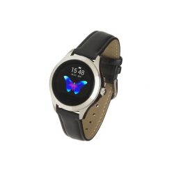 Smartwatch GARETT Women Naomi Czarny. Czarne zegarki damskie Garett, metalowe. Za 389,00 zł.