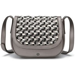 Tamaris Torebka Crossbody Myrta, Srebrna. Szare torebki klasyczne damskie Tamaris, bez wzorów, bez dodatków. Za 189,00 zł.