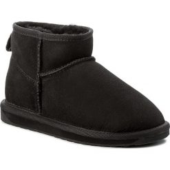 Buty EMU AUSTRALIA - Stinger Micro W10937 Black. Czarne kozaki damskie EMU Australia, ze skóry, klasyczne, na niskim obcasie, bez zapięcia. W wyprzedaży za 469,00 zł.