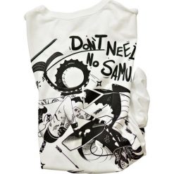 T-shirt Watatsumi B&W Longer Length. Białe t-shirty damskie Pakamera, na lato, m, bez wzorów, bez kołnierzyka. Za 149,00 zł.