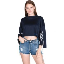 Pinko Joy Bluza Niebieski. Niebieskie bluzy damskie Pinko, m, bez wzorów, z bawełny, bez rękawów, bez kaptura. Za 1186,95 zł.