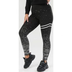 Czarno-Srebrne Legginsy Ohirrahne. Czarne legginsy damskie Born2be, s, bez wzorów. Za 49,99 zł.
