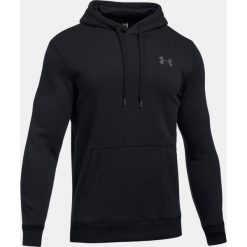 Bluzy męskie: Under Armour Bluza męska Rival Fleece Fitted Hoodie czarna r. XXL (1302292-001)