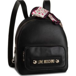Plecak LOVE MOSCHINO - JC4034PP18LC0000 Nero. Czarne plecaki damskie Love Moschino, bez wzorów, ze skóry ekologicznej. Za 899,00 zł.