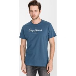 Pepe Jeans Eggo Koszulka Niebieski. Niebieskie podkoszulki męskie Pepe Jeans, m, z nadrukiem, z bawełny, z krótkim rękawem. Za 145,95 zł.