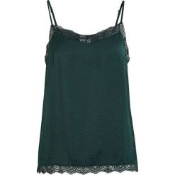 VILA Cava Lace Tank damski Single t-Noos Pine Grove (rozmiar S). Zielone koszulki damskie Vila, s, bez wzorów, bez kołnierzyka, bez rękawów. W wyprzedaży za 82,00 zł.