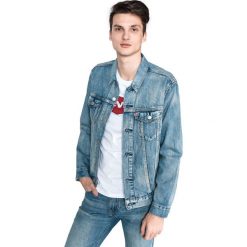 Levi's Kurtka Niebieski. Niebieskie płaszcze męskie Levi's®, s, bez wzorów, z bawełny, bez kaptura. Za 516,95 zł.