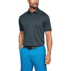 Under Armour Tech™ Polo Koszulka Szary. Szare podkoszulki męskie Under Armour, l, bez wzorów, z poliesteru, bez rękawów. Za 188,95 zł.