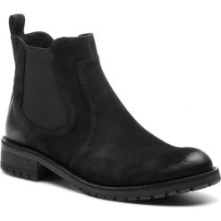 Sztyblety GINO ROSSI - 802A-01 Black. Czarne kozaki damskie Gino Rossi, ze skóry, bez obcasa, na obcasie, bez zapięcia. Za 329,99 zł.