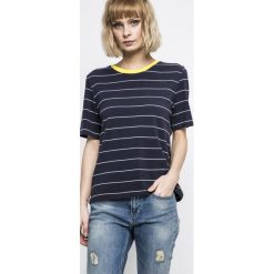 Only - Top. Szare topy damskie ONLY, l, z bawełny, z okrągłym kołnierzem. W wyprzedaży za 49,90 zł.