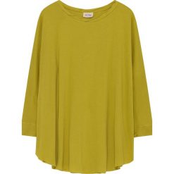 Tunika w kolorze żółtym. Żółte tuniki damskie American Vintage, m, bez wzorów, z bawełny, z okrągłym kołnierzem, bez rękawów. W wyprzedaży za 79,95 zł.