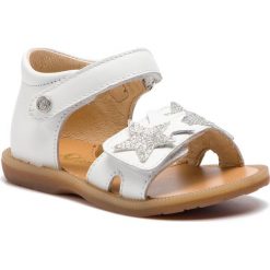 Sandały NATURINO - 0010502560.01.0N01 Bianco. Białe sandały dziewczęce marki Naturino, ze skóry, bez zapięcia. Za 309,00 zł.