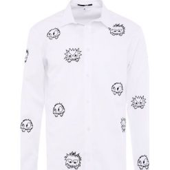 McQ Alexander McQueen SHEEHAN Koszula optic white. Białe koszule męskie marki McQ Alexander McQueen, m, bez wzorów, z bawełny, bez kołnierzyka, bez rękawów. Za 819,00 zł.