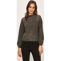 Only - Sweter. Szare swetry damskie ONLY, s, z aplikacjami, z elastanu, bez rękawów, bez kaptura. W wyprzedaży za 99,90 zł.