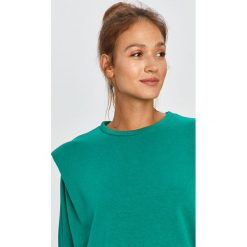 Answear Lab - Bluza. Zielone bluzy damskie Answear Lab, s, bez wzorów, z bawełny, bez rękawów, bez kaptura. Za 119,90 zł.