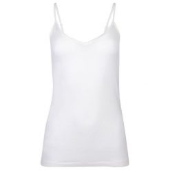 Vero Moda Damski Top Ava V- Single T Ga Snow White (Rozmiar M). Białe koszulki damskie marki Vero Moda, m, bez wzorów, bez kołnierzyka, bez rękawów. W wyprzedaży za 35,00 zł.