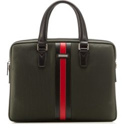 Torba na laptopa. Zielone torby na laptopa Wittchen, w paski, z poliesteru, biznesowe. W wyprzedaży za 359,90 zł.