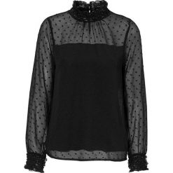 Cream Bluzka Chiara czarny female czarny 36. Czarne bluzki damskie Cream, bez wzorów, z szyfonu, klasyczne, z klasycznym kołnierzykiem, bez rękawów. W wyprzedaży za 128,00 zł.