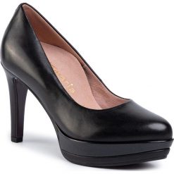 Półbuty TAMARIS - 1-22400-23 Black 001. Czarne półbuty damskie Tamaris, z aplikacjami, ze skóry, eleganckie. Za 329,00 zł.