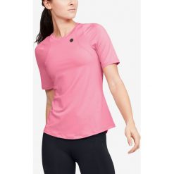 Under Armour RUSH Koszulka Różowy. Różowe koszulki damskie Under Armour, s, bez wzorów, z elastanu, bez kołnierzyka, z krótkim rękawem. Za 240,95 zł.