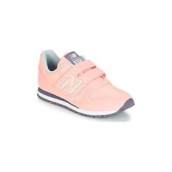 Buty Dziecko New Balance KV373. Różowe trampki dziewczęce New Balance, bez wzorów, bez zapięcia. Za 191,20 zł.