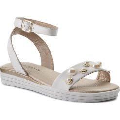Sandały dziewczęce: Sandały STUART WEITZMAN – B182611 A-White (Sauvage)