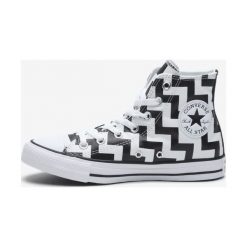 Converse Chuck Taylor All Star Tenisówki Czarny Biały. Czarne trampki i tenisówki damskie Converse, bez wzorów, z materiału, bez zapięcia. Za 361,95 zł.