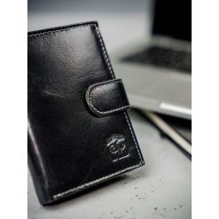 Portfel męski skórzany RFID Always Wild N4L-BC czarny - Czarny. Czarne portfele męskie ALWAYS WILD, bez wzorów. Za 59,99 zł.