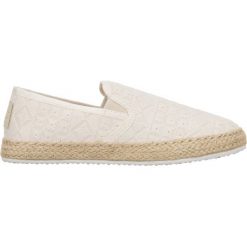Gant Krista Espadryle Biały Beżowy. Brązowe espadryle damskie GANT, z haftami, z materiału, bez obcasa. Za 309,95 zł.