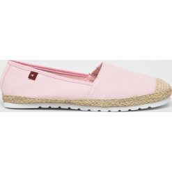 Big Star - Espadryle. Różowe espadryle damskie BIG STAR, bez wzorów, z materiału, bez obcasa, na obcasie. W wyprzedaży za 49,90 zł.