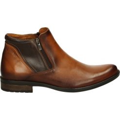 Botki męskie - 367 PEL CUOI. Brązowe botki męskie Venezia, ze skóry. Za 249,00 zł.
