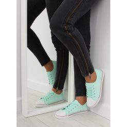 Trampki damskie licowe seledynowe XL01p L.GREEN. Zielone trampki i tenisówki damskie obuwie damskie, z tkaniny. Za 100,93 zł.