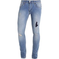 Jeansy męskie regular: Religion WRECK Jeans Skinny Fit thames wash