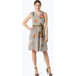 More & More - Sukienka damska, zielony. Zielone sukienki damskie marki More & More, w kwiaty, eleganckie, bez kołnierzyka, bez rękawów. Za 349,95 zł.