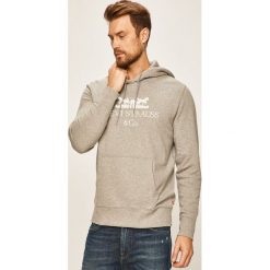 Levi's - Bluza. Szare bluzy męskie s, z nadrukiem, z bawełny, z kapturem. W wyprzedaży za 199,90 zł.
