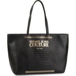 VERSACE-E1VUBBT3 40329 M27 899+901. Czarne torebki klasyczne damskie Versace Jeans Couture, bez wzorów, z jeansu, klasyczne, bez dodatków. Za 779,00 zł.
