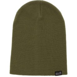 Czapka JACK WOLFSKIN - Rib Hat 1903891 Woodland Green. Zielone czapki męskie Jack Wolfskin, z materiału. Za 64,99 zł.