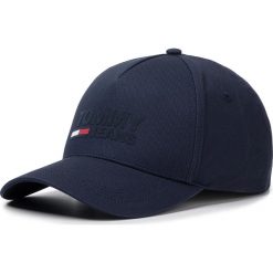 Czapka z daszkiem TOMMY JEANS - Tjm Logo Cap AM0AM05203 CBK. Niebieskie czapki męskie Tommy Jeans, bez wzorów, z bawełny. Za 179,00 zł.