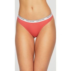 Tommy Hilfiger - Stringi (3-pack). Pomarańczowe majtki damskie TOMMY HILFIGER, s, z elastanu. W wyprzedaży za 129,90 zł.