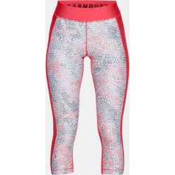 Spodnie dresowe damskie: Under Armour Spodnie damskie HeatGear Print Armour Capri różowe r. L (1310667-714)