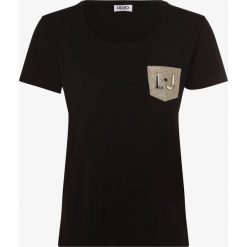 Liu Jo Collection - T-shirt damski, czarny. Czarne t-shirty damskie Liu Jo Collection, l, bez wzorów, bez kołnierzyka. Za 299,95 zł.