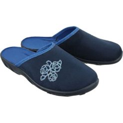 BEFADO 235D 157 granatowy, kapcie, klapki damskie. Niebieskie kapcie damskie Befado. Za 44,90 zł.
