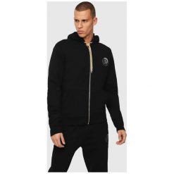 Diesel bluza męska Brandon L czarna. Brązowe bluzy męskie Diesel, m, bez wzorów, bez kołnierzyka, bez rękawów, bez kaptura. W wyprzedaży za 319,00 zł.