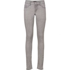 Dżinsy SKINNY bonprix jasnoszary. Szare jeansy damskie bonprix. Za 99,99 zł.