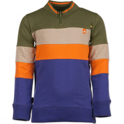 Bluza "Jump In The Line" z kolorowym wzorem. Szare bluzy niemowlęce 4FunkyFlavours Kids, w kolorowe wzory. W wyprzedaży za 102,95 zł.