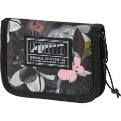 Puma Academy Portfel Czarny. Czarne portfele damskie Puma, w kwiaty, z poliesteru. Za 68,95 zł.